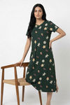 Zivame Farm Lore Knit Cotton Mid Length Nightdress - Pine Grove — thumbnail 5